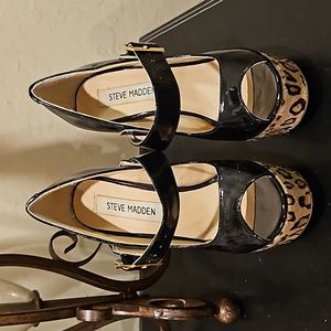 Peep-toe Platform High Heels, Size 5.5 by STEVE MADDEN